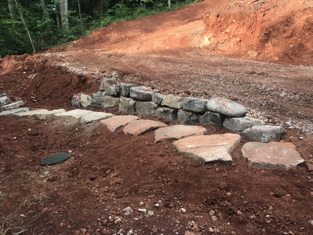 4-walking path under construction
