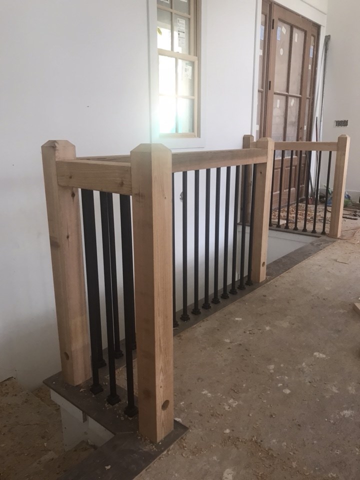 3-stair railing