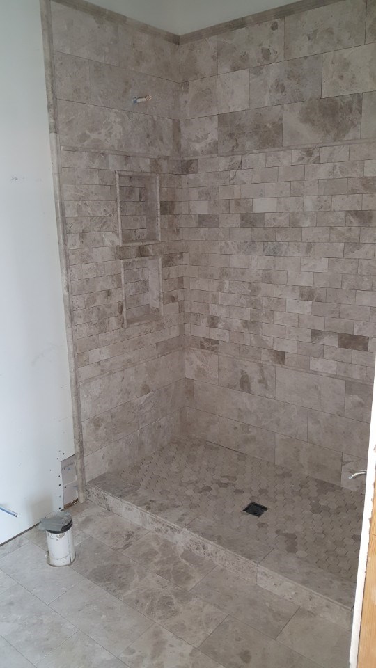5-shower tile completed